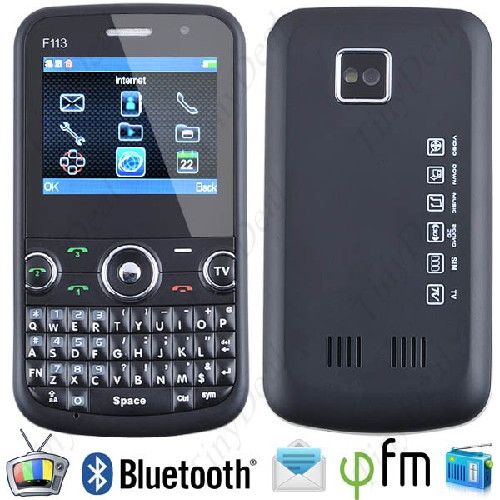 Celular 3 Chips "3-SIM QWERTY desbloqueado + Bluetooth + TV